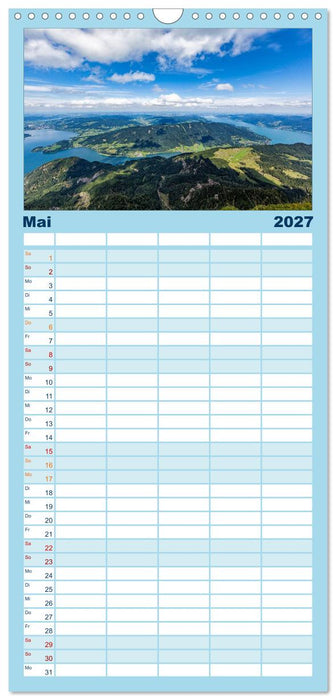 Salzkammergut - Die schönsten Seen Oberösterreichs (CALVENDO Familienplaner 2027)