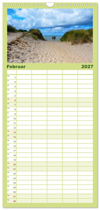 Dänemarks Nordseeküste - von Esbjerg bis Sondervig (CALVENDO Familienplaner 2027)