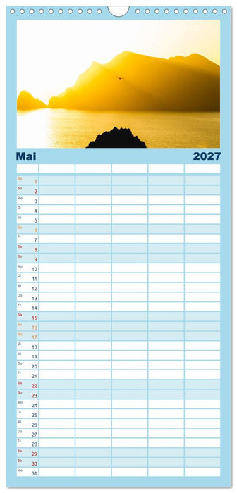 Bahamas - Paradiesische Strände. (CALVENDO Familienplaner 2027)