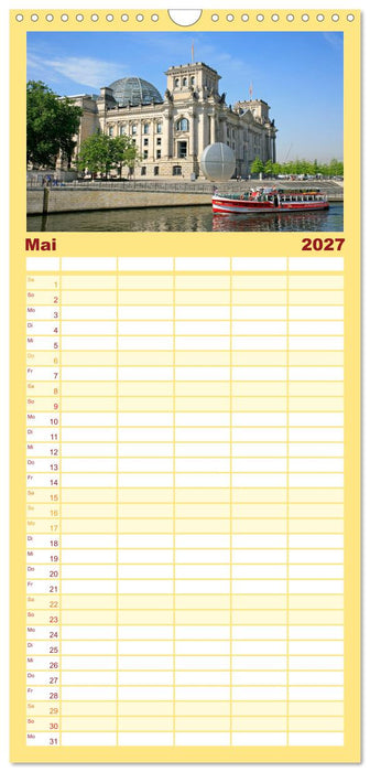 Berlin - Metropole an der Spree (CALVENDO Familienplaner 2027)