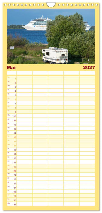 Vanlife - Glücklich auf vier Rädern (CALVENDO Familienplaner 2027)