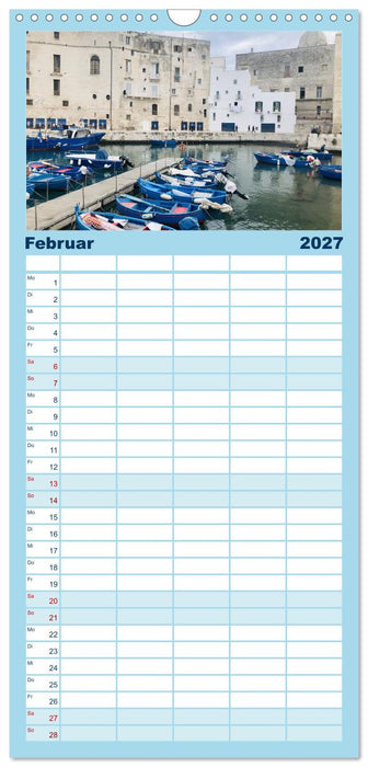 Apuliens Küstenorte (CALVENDO Familienplaner 2027)