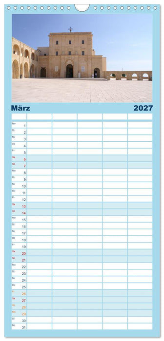 Apuliens Küstenorte (CALVENDO Familienplaner 2027)