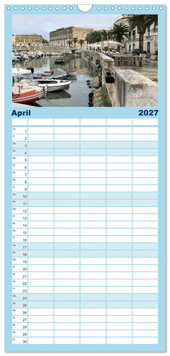 Apuliens Küstenorte (CALVENDO Familienplaner 2027)