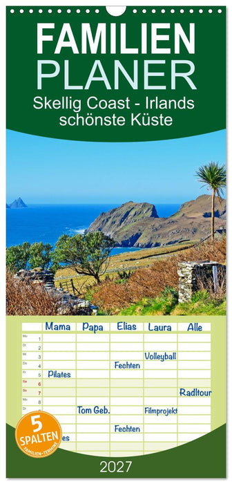 Skellig Coast - Irlands schönste Küste (CALVENDO Familienplaner 2027)