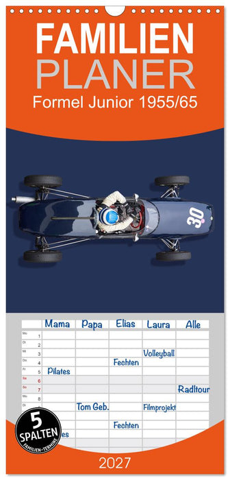 Legenden des Rennsports - Formel Junior 1955-1965 (CALVENDO Familienplaner 2027)