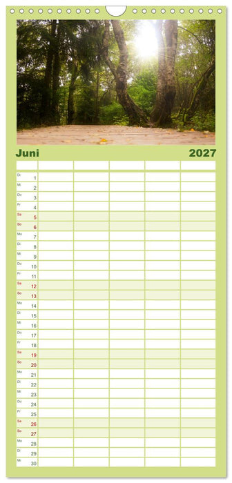 Stimmungsvolle Rhön (CALVENDO Familienplaner 2027)