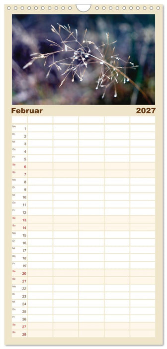 Mein Sehnsuchtsort, die Natur (CALVENDO Familienplaner 2027)
