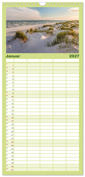 Sehnsucht nach Bornholm (CALVENDO Familienplaner 2027)