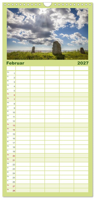 Sehnsucht nach Bornholm (CALVENDO Familienplaner 2027)