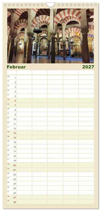Magisches Andalusien (CALVENDO Familienplaner 2027)