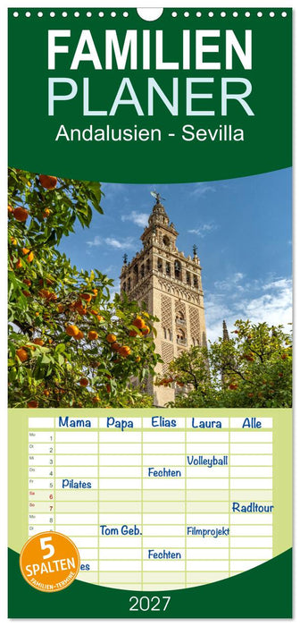 Andalusien - Sevilla (CALVENDO Familienplaner 2027)