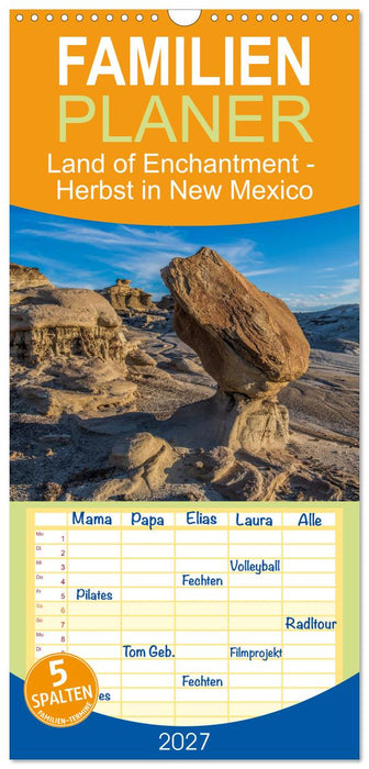 Land of Enchantment - Herbst in New Mexico (CALVENDO Familienplaner 2027)