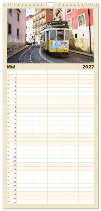 Das atemberaubende Lissabon (CALVENDO Familienplaner 2027)