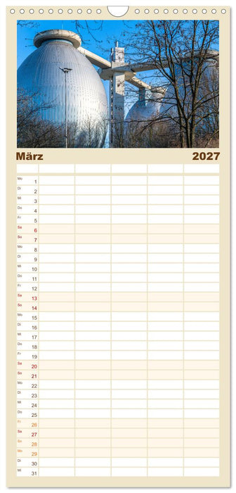 Bottroper Stadtansichten (CALVENDO Familienplaner 2027)