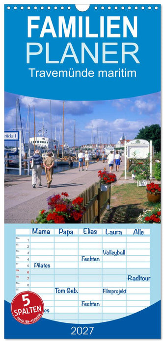 Travemünde maritim (CALVENDO Familienplaner 2027)