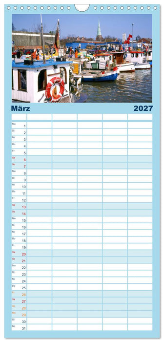 Travemünde maritim (CALVENDO Familienplaner 2027)