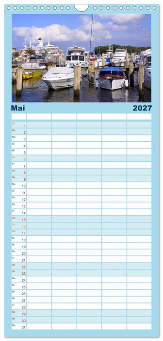 Travemünde maritim (CALVENDO Familienplaner 2027)