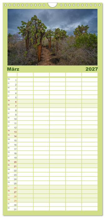 Ecuador - Naturparadies am Äquator (CALVENDO Familienplaner 2027)