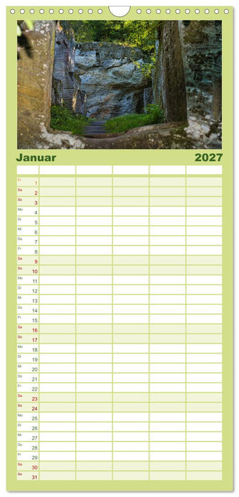 Felsenburg Rotenhan (CALVENDO Familienplaner 2027)
