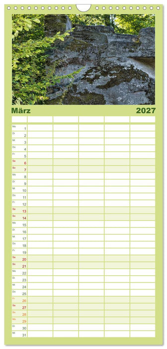 Felsenburg Rotenhan (CALVENDO Familienplaner 2027)