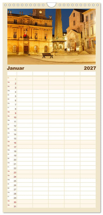 Bänke. In der Ruhe liegt die Kraft. (CALVENDO Familienplaner 2027)