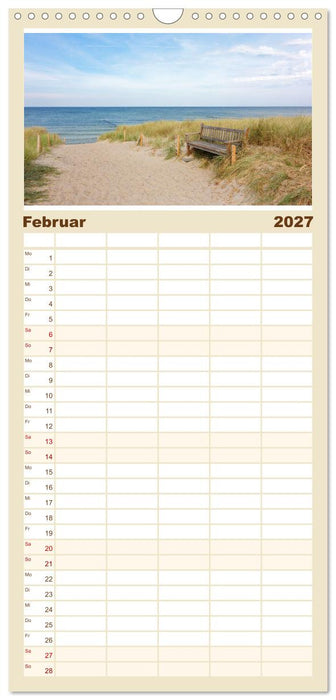 Bänke. In der Ruhe liegt die Kraft. (CALVENDO Familienplaner 2027)
