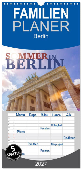 SOMMER IN BERLIN (CALVENDO Familienplaner 2027)