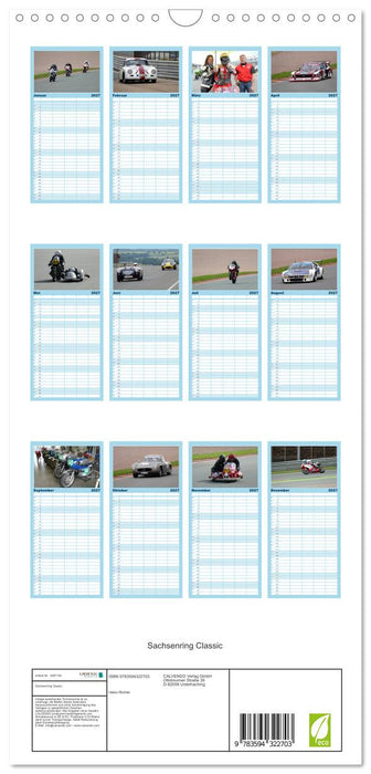 Sachsenring Classic (CALVENDO Familienplaner 2027)