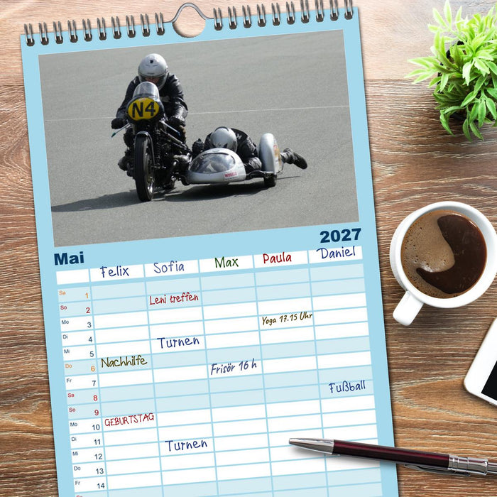 Sachsenring Classic (CALVENDO Familienplaner 2027)
