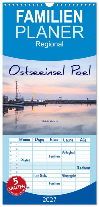 Osteeinsel Poel (CALVENDO Familienplaner 2027)