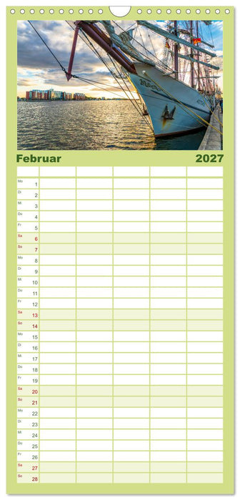 Wilhelmshaven - Bezaubernde Momente (CALVENDO Familienplaner 2027)