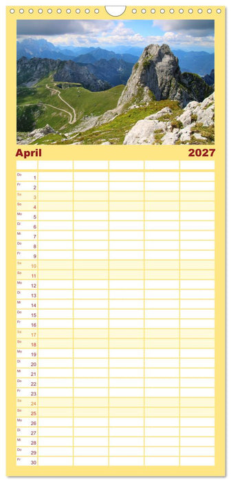 Slowenien - Triglav Nationalpark (CALVENDO Familienplaner 2027)