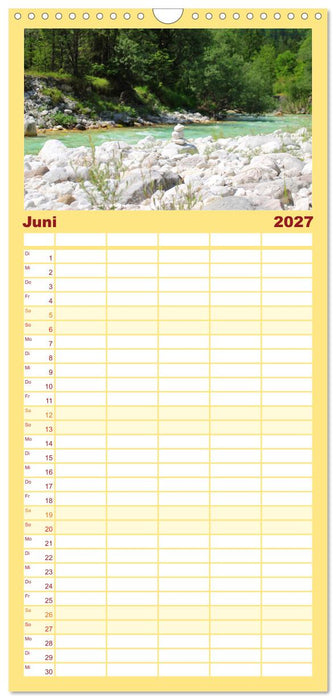 Slowenien - Triglav Nationalpark (CALVENDO Familienplaner 2027)