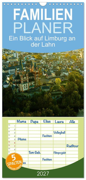 Ein Blick auf Limburg an der Lahn (CALVENDO Familienplaner 2027)