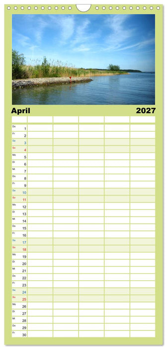 Wunderschöne Mecklenburgische Seenplatte (CALVENDO Familienplaner 2027)