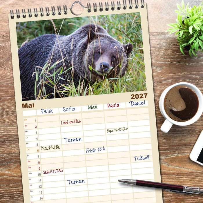 Kanada - Abenteuer in den Nationalparks (CALVENDO Familienplaner 2027)