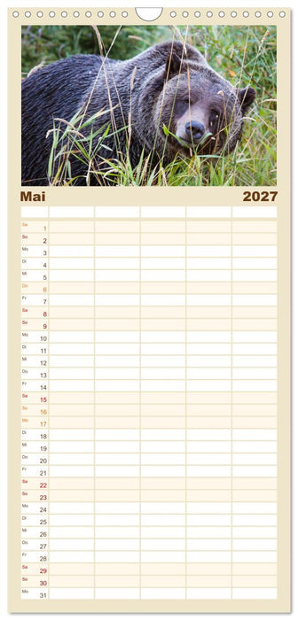 Kanada - Abenteuer in den Nationalparks (CALVENDO Familienplaner 2027)