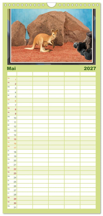 Fotograf auf Pirsch - ein Kinderkalender (CALVENDO Familienplaner 2027)