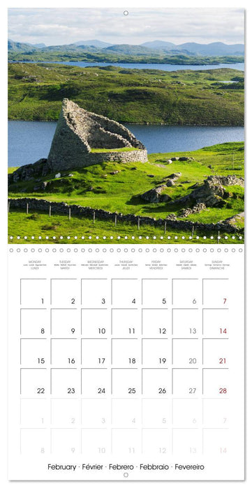 Prehistoric Sites of Northern Scotland (CALVENDO Monthly Calendar 2027)
