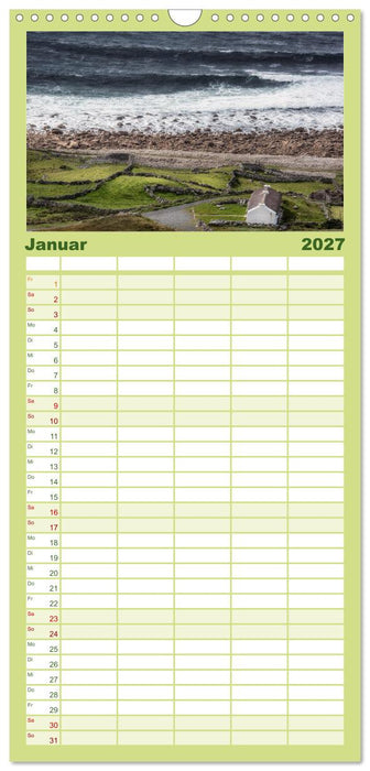 Naturschauspiel Irland (CALVENDO Familienplaner 2027)