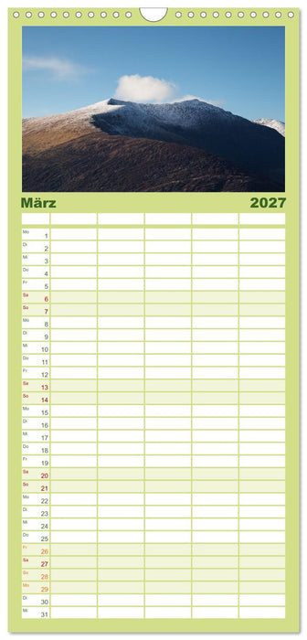 Naturschauspiel Irland (CALVENDO Familienplaner 2027)