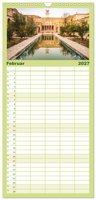 Persische Kultur Irans (CALVENDO Familienplaner 2027)