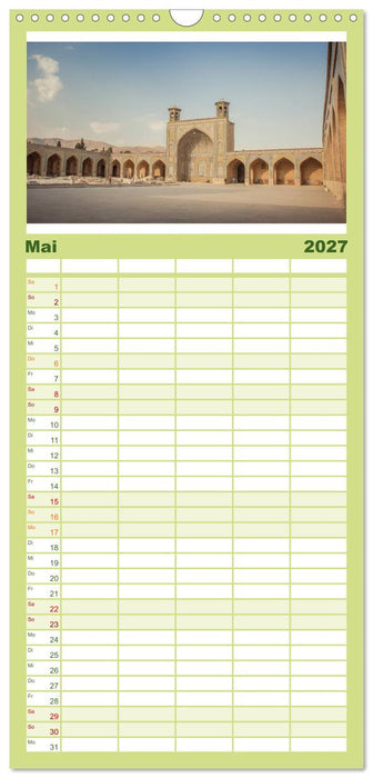 Persische Kultur Irans (CALVENDO Familienplaner 2027)