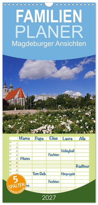 Magdeburger Ansichten (CALVENDO Familienplaner 2027)