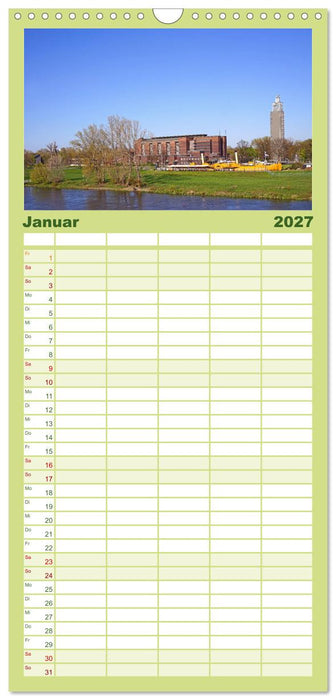 Magdeburger Ansichten (CALVENDO Familienplaner 2027)