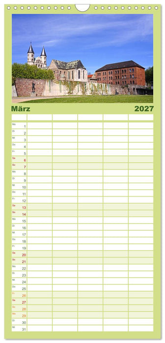 Magdeburger Ansichten (CALVENDO Familienplaner 2027)