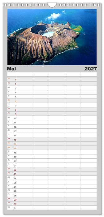 Magische Wunderwelten der Natur (CALVENDO Familienplaner 2027)