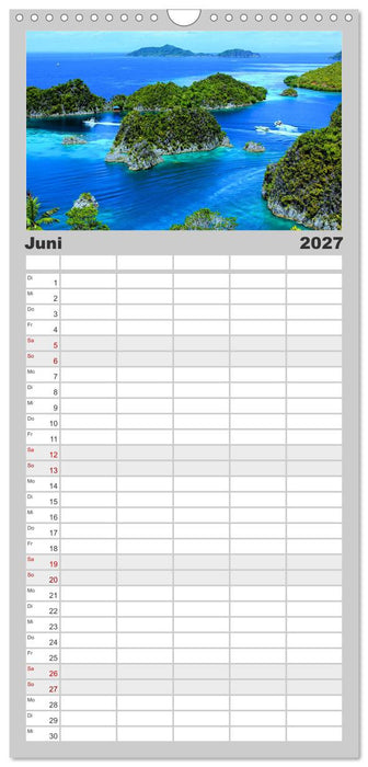 Magische Wunderwelten der Natur (CALVENDO Familienplaner 2027)