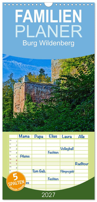 Burg Wildenberg (CALVENDO Familienplaner 2027)